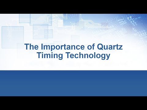 The Importance of Quartz Timing Technology - ECS Inc. International with Future Electronics