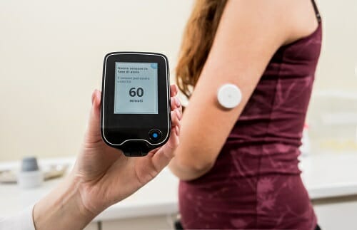 Medical device for glucose check.